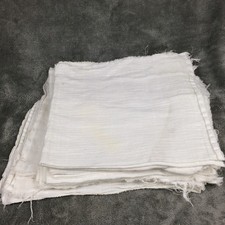 Vtg Flat Cloth Diapers Lot of 9 Muslin Gauze Cotton 20x24 inch