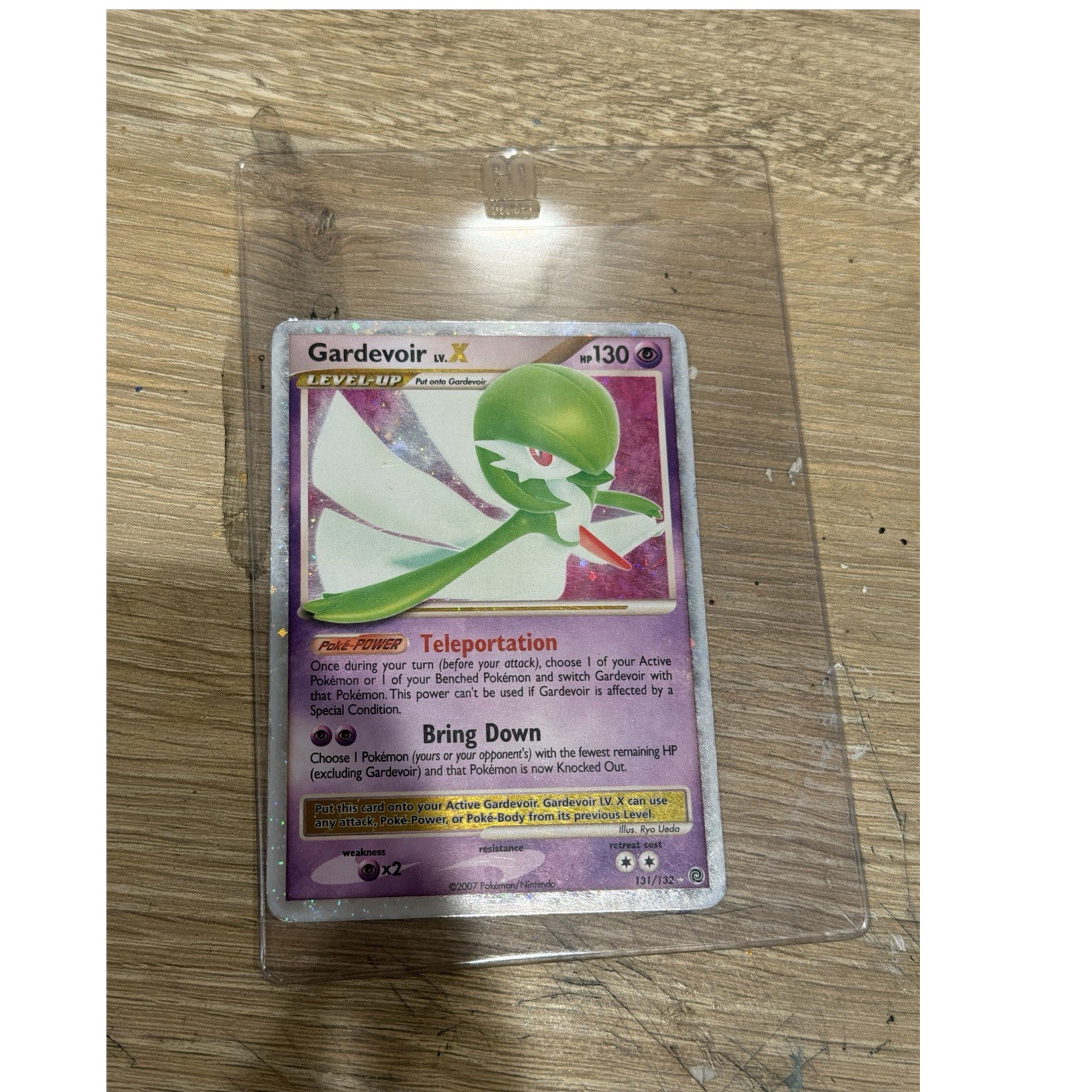 Pokemon Gardevoir Lv.X 131/132 Secret Wonders Holo Level Up Ultra Rare EN 2007