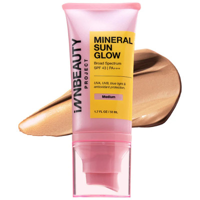 Mineral Sun Glow Broad Spectrum Sunscreen, Medium, 1.7 oz, New