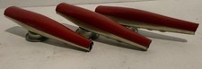  3 VINTAGE KAZOO'S RED  SILVER KAZOO CO. INC EDEN, N.Y.