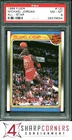 1988 FLEER ALL-STAR #120 MICHAEL JORDAN BULLS HOF PSA 8
