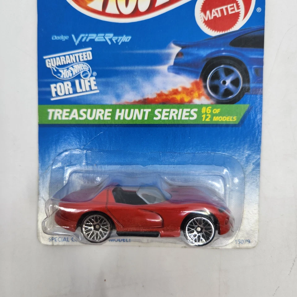 2 Hot Wheels Treasure Hunt Series 1996 #433 Viper 1999 #930 T Bird Stocker LEER Foto 3 de 4