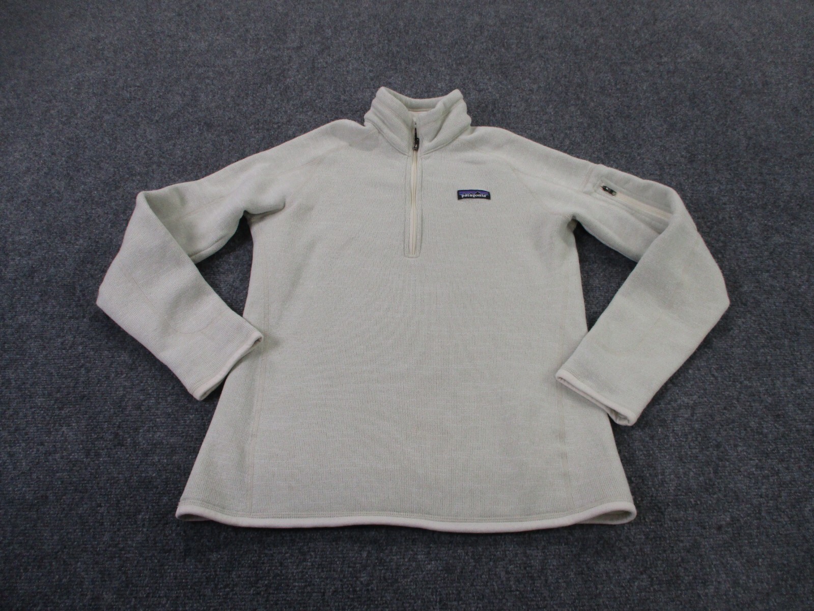 Patagonia Womens M White Better Sweater Fleece Pullover for Hiking
