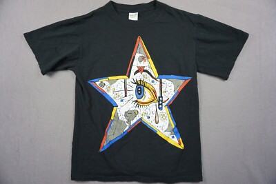 Steve Earle Shirt Size S North American Tour Never Get Out Black Star Eye