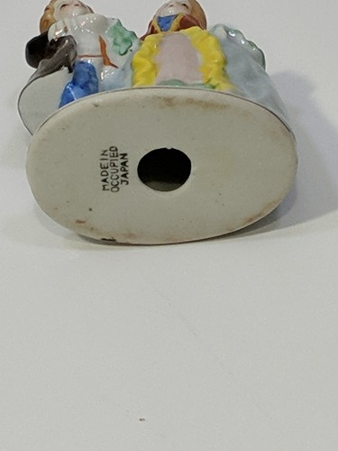 Estatuilla de mujer victoriana colonial Japón ocupado porcelana 1947-1952 - Imagen 5 de 5