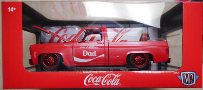 M2 MACHINES COCA COLA COKE DAD CHASE 1973 CHEVROLET CHEYENNE 1/24 LIMITED TO 750