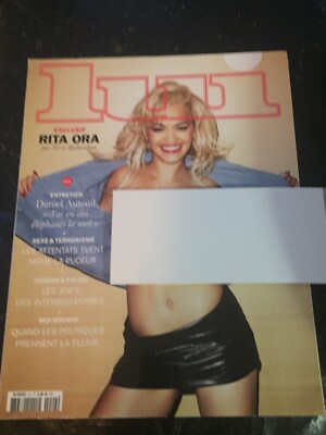 LUI magazine #24, 2016 RITA ORA TOPLESS, GREAT CONDITION, FRENCH | eBay