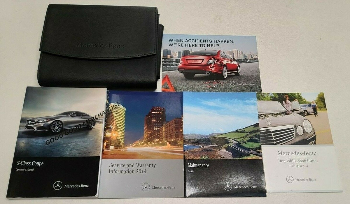 2014 MERCEDES-BENZ S-CLASS OWNERS MANUAL USER COUPE S500 4MATIC V8 