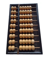 Vintage Daruma Brand Abacus - 63 Beads Japanese Calculator Collectible Rare