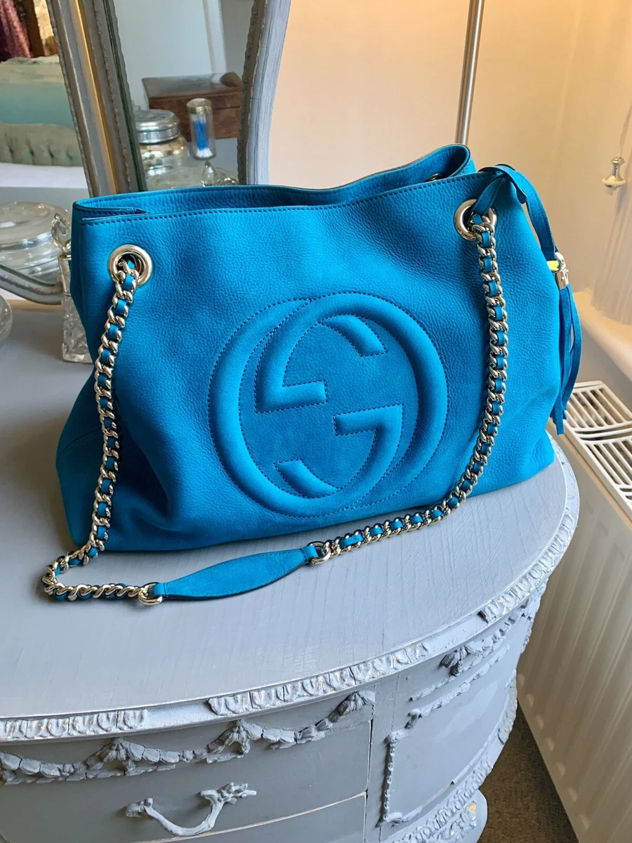 Suede gucci hotsell bag