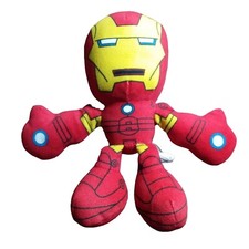 Iron Man Stuffed Plush Toy Marvel Kids 2015 Just Play Ironman 8 Inches