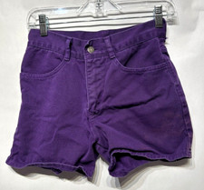 Teen Girl's size 14 Purple Denim Shorts Y2K Punk Vintage 80s 90s Bon Bon USA