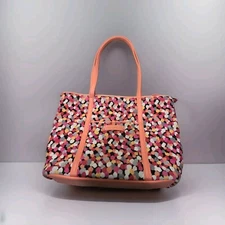 Vera Bradley Pixie Confetti Trimmed Vera Traveler Weekender Purse Bag MSRP $108