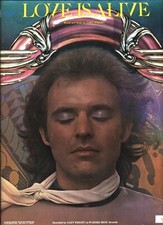 GARY WRIGHT LOVE IS ALIVE SHEET MUSIC PIANO/VOCAL/GUITAR/CHORDS RARE 1976 NEW