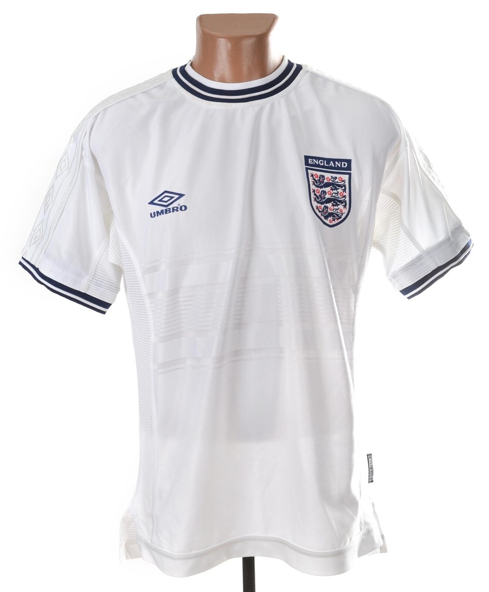 【値下げ◎】美品　Umbro England national team ENGLAND NATIONAL TEAM 1999/2001 HOME FOOTBALL SHIRT UMBRO SIZE M
