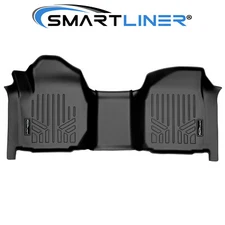 SMARTLINER Custom Fit Floor Mat 1st Row 2019-2025 Silverado Sierra 1500 Reg Cab