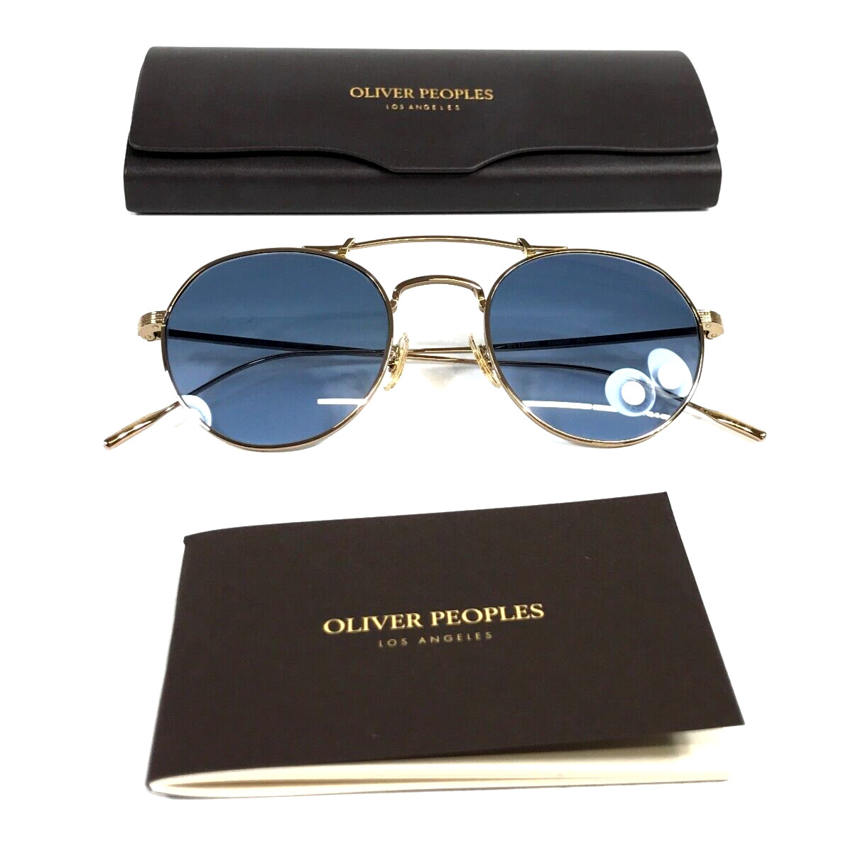 Солнцезащитные очки Oliver Peoples OV1309ST 5292Q8 Reymont Gold с морскими градиентными линзами