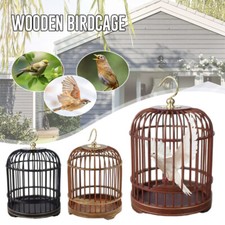 1pcs Wooden Bird Cage Small Animal Bug Cricket Pet Home Accessories Hanging Box