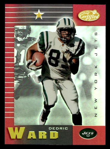 1999 Leaf Certified Dedric Ward [Mirror Red] #70 card