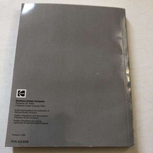Kodak EasyShare printer dock 3 User's Instruction Guide Manual - Picture 2 of 3