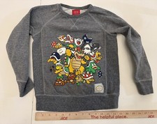 Official Nintendo New York Sportiqe Gray Sweatshirt Unisex Small Child 6-8