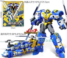 Tobot V JUSTICE V Twin Blade Transforming Robot Vehicle Action Figure Toy CN Ver