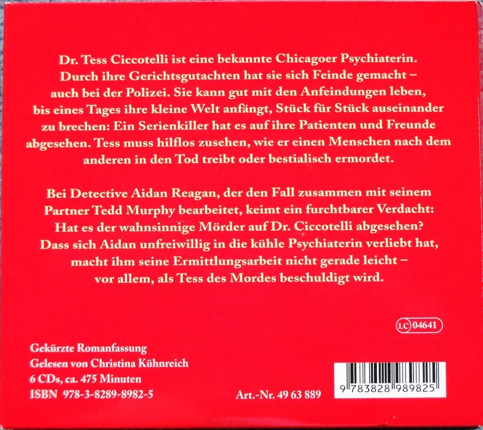🔪 Karen Rose - Hörbuch - Nie wirst du entkommen - Thriller 6 CDs - Kühnreich - Bild 2 von 2