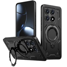 Magnetic Armor Shockproof stand Back Case For Xiaomi 14T Pro / 14T 5G 6.67"