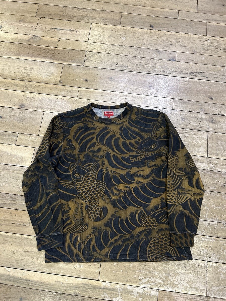 20SS Supreme Waves L/S Top XL Supreme Waves L/S Top
