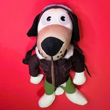 Turkish Airlines CAPTAIN KANGAL Mascot Airplane Pilot Dog Stuffed Plush 9"