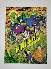 Phish Poster Deer Creek Ruoff Noblesville 2021 AP Signed, #/100 Screen Print