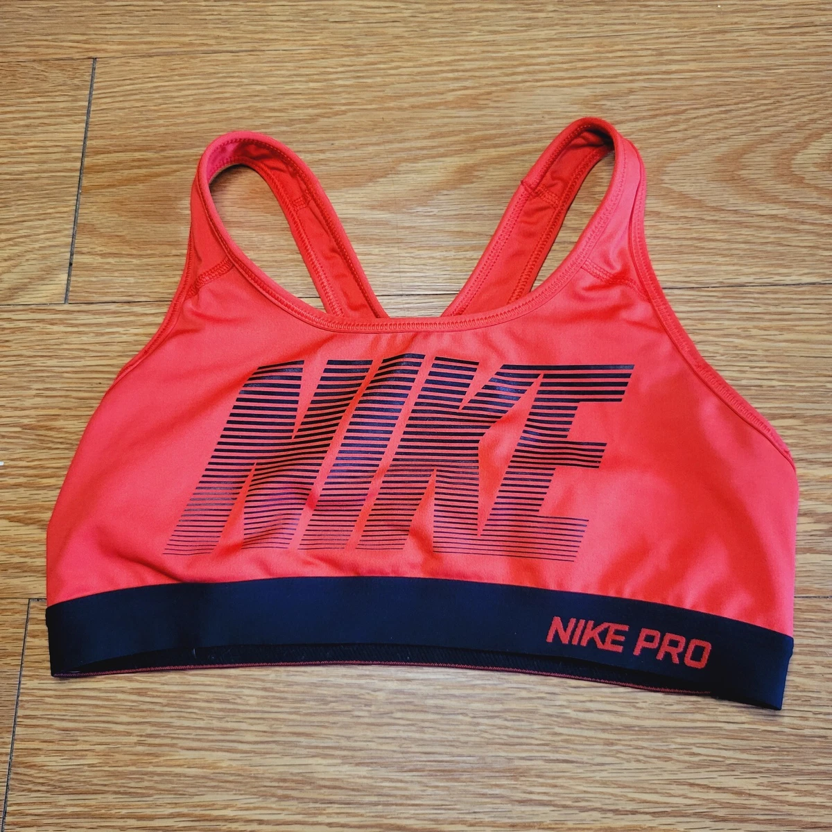 Red and black cheap nike sports bra