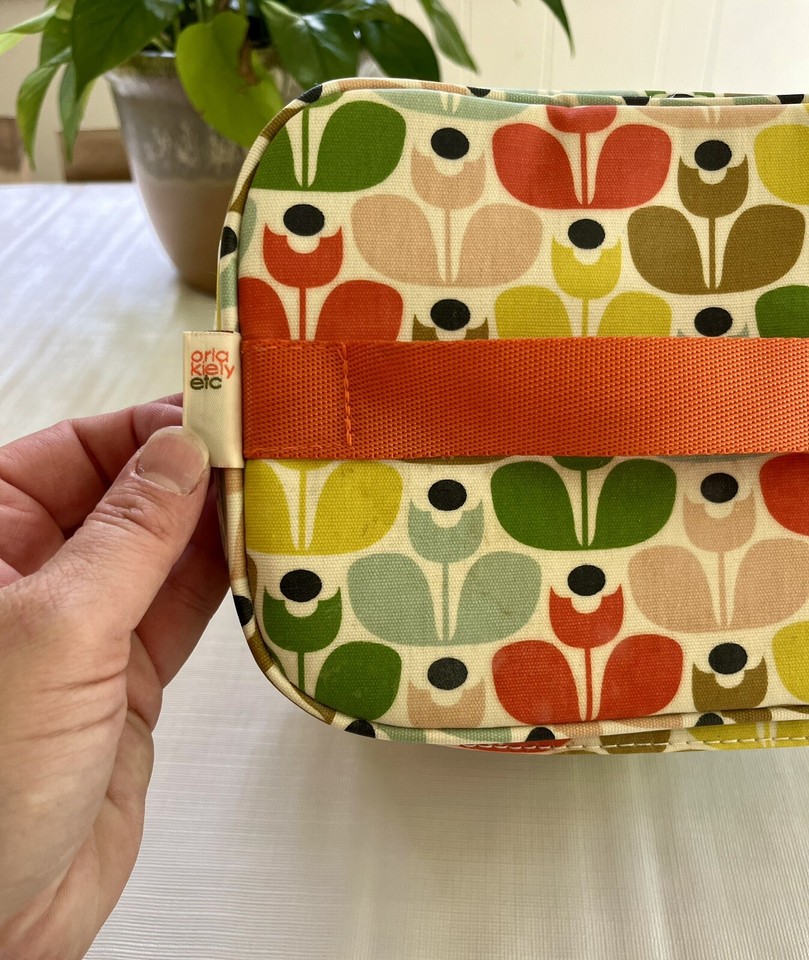 Orla Kiely Etc Cosmetic Bag Pouch Flowers Large eBay
