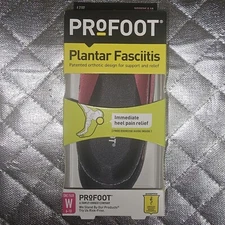 Profoot —Plantar Fasciitis  Arch Support Inserts for Shoes. WOMEN'S 6-10 NIB