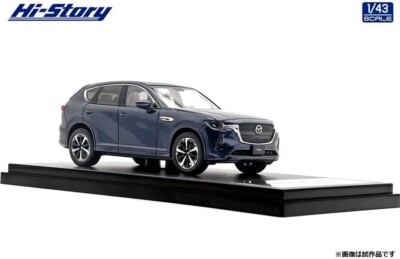 1/43 Hi-story マツダ CX-80 Premium Sports Hi Story 1/43 MAZDA CX-80 (2024) Jet Black Mica HS494BK From JAPAN