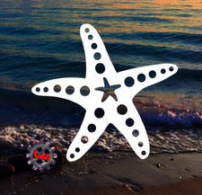 Starfish Decal  Starfish Sticker  Ocean Decal  Nautical sticker  Cute