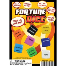 24 pc Fortune Teller Jumbo Dice Fun Party Teacher Classroom Carnival Prizes