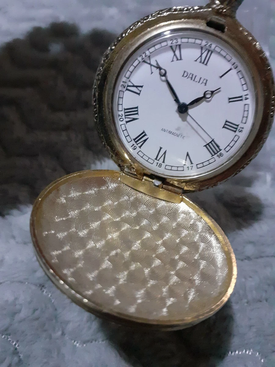 Orologio da tasca marca dalia carica manuale 17 rubini vintage