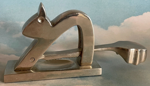 Crate & Barrel Squirrel Nutcracker Heavy-Metal Adorable!