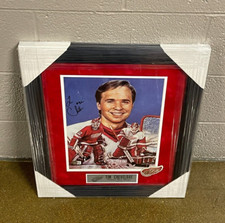 Tim Cheveldae Signed Detroit Red Wings Framed Lithograph 11x14 Photo Beckett COA