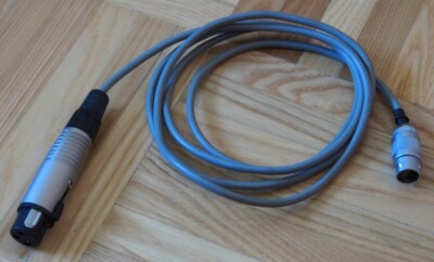 1 x 3 Pol. XLR auf 8 Pol. Lemo Stecker / Nagra / Stellavox / Studer !