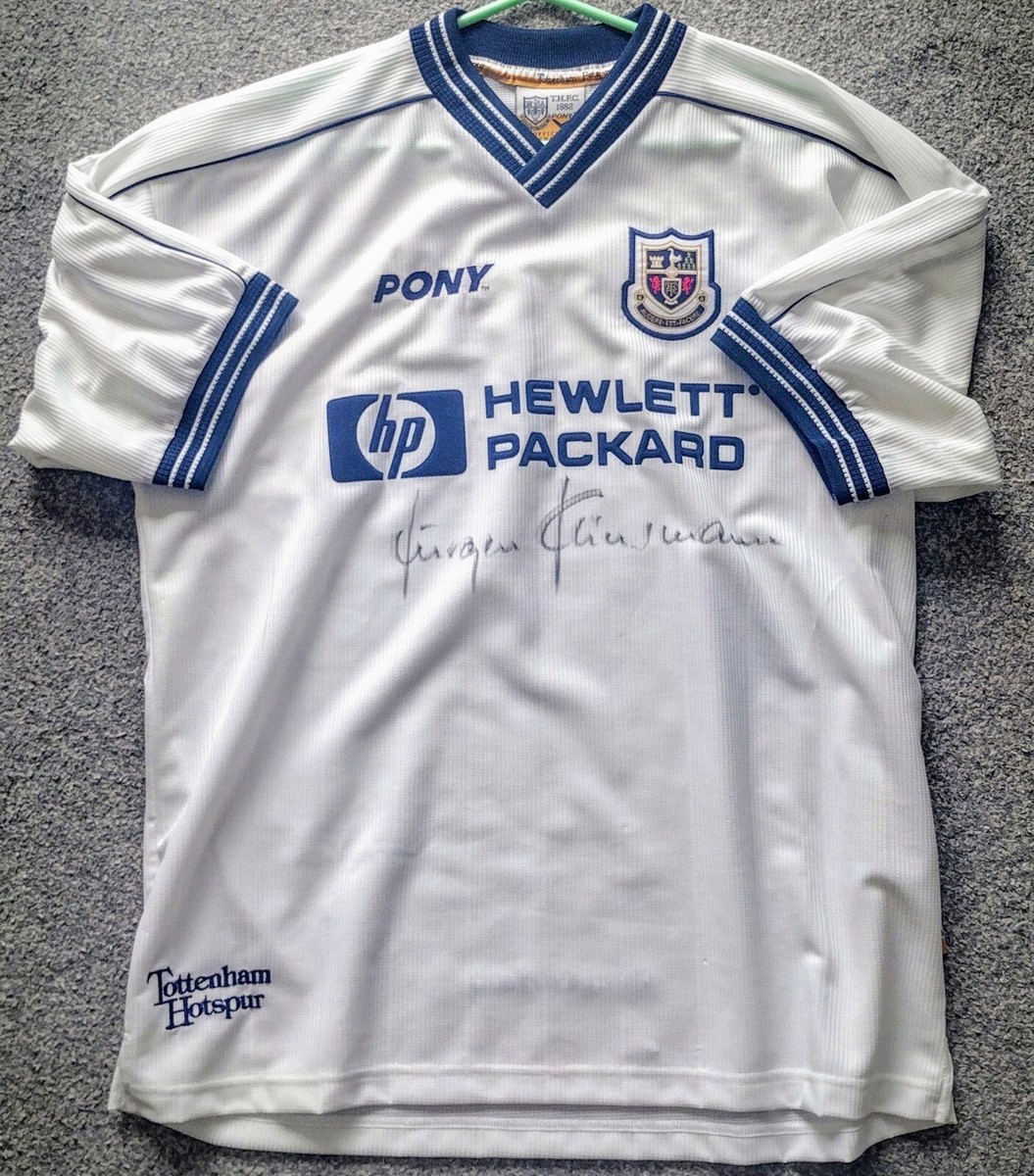 Hand Signed Jürgen Klinsmann Spurs Shirt UK
