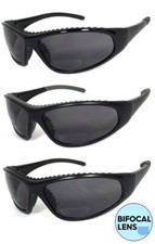 Bifocal Riding Biker Sunglasses Sun Reader Rubber Pad Saftery Glasses UV Protect