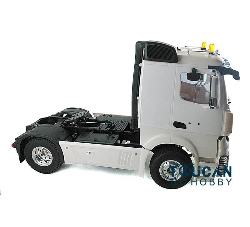 TOUCANRC 1/14 RC Low Top Tractor Truck 2 Axles Assembly KIT DIY Trailer Motor - Image 3 of 4