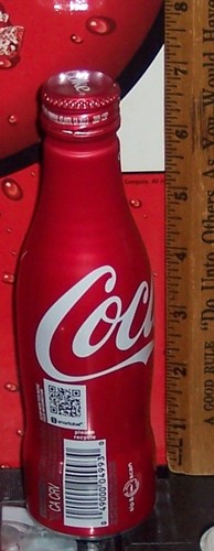 2019 ORIGINAL TASTE COCA COLA 8.5 OZ ALUMINUM BOTTLE CAN FULL - Picture 4 of 4