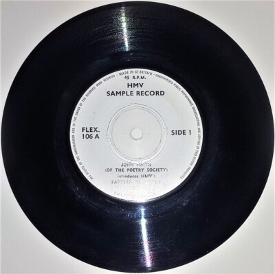 John Smith - Introduces HMV's Pattern Of Poetry LPs - FLEX. 106 - 7'' Vinyl - VG
