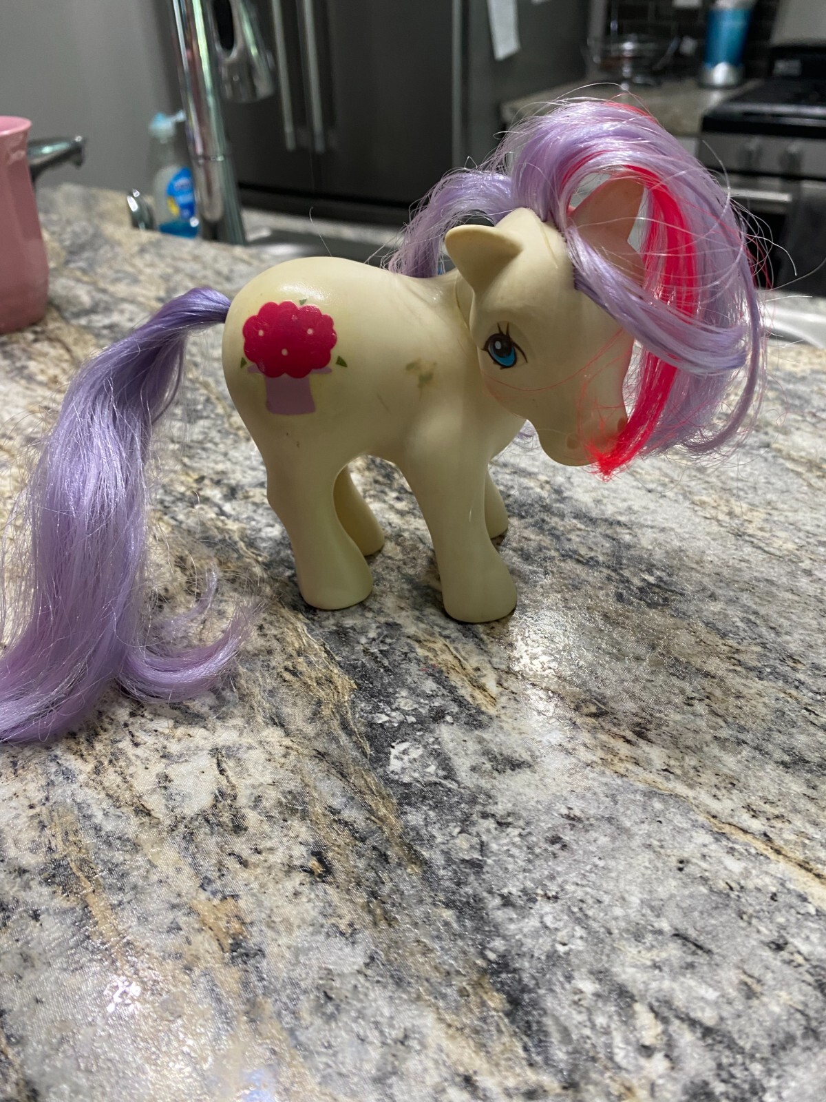 Vintage My Little Pony messaggio magico "Cappello magico" G1