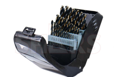 #ad 29 Pcs HSS 6542 1 16quot; To 1 2quot; By 64ths 135° Jobber Drill Set High Speed Steel P} $43.95