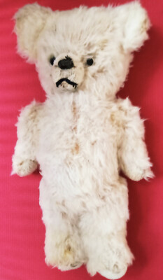 Ancien Ours En Peluche Français Vintage - Ours Teddy Authentique - Occasion