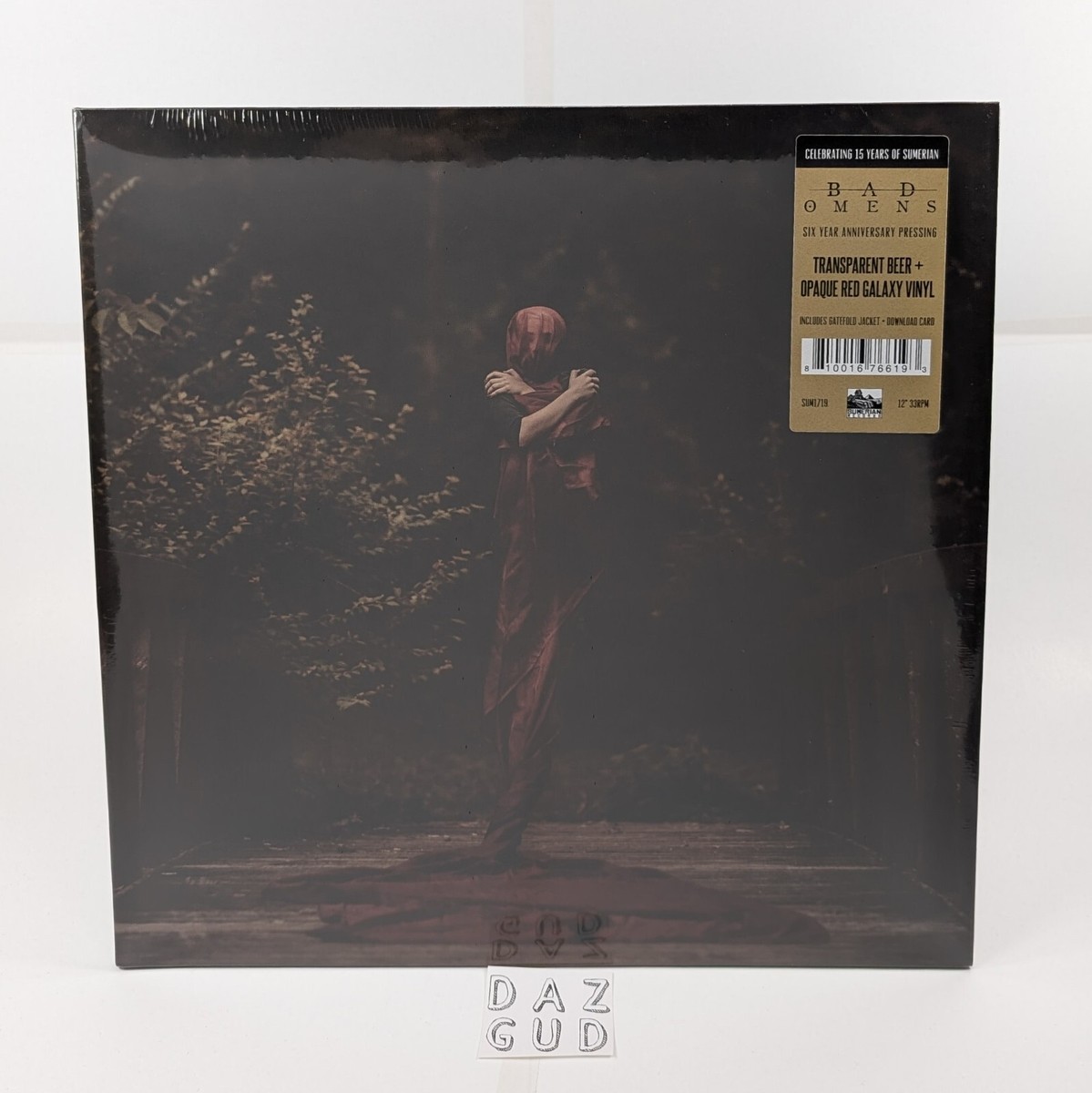 Bad Omens- Self Titled LP - Beer Opaque Red Galaxy Splatter Vinyl